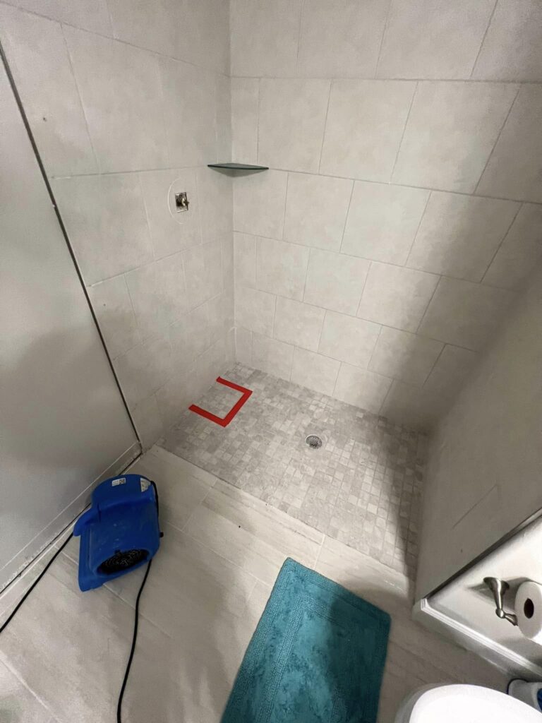 shower removal before